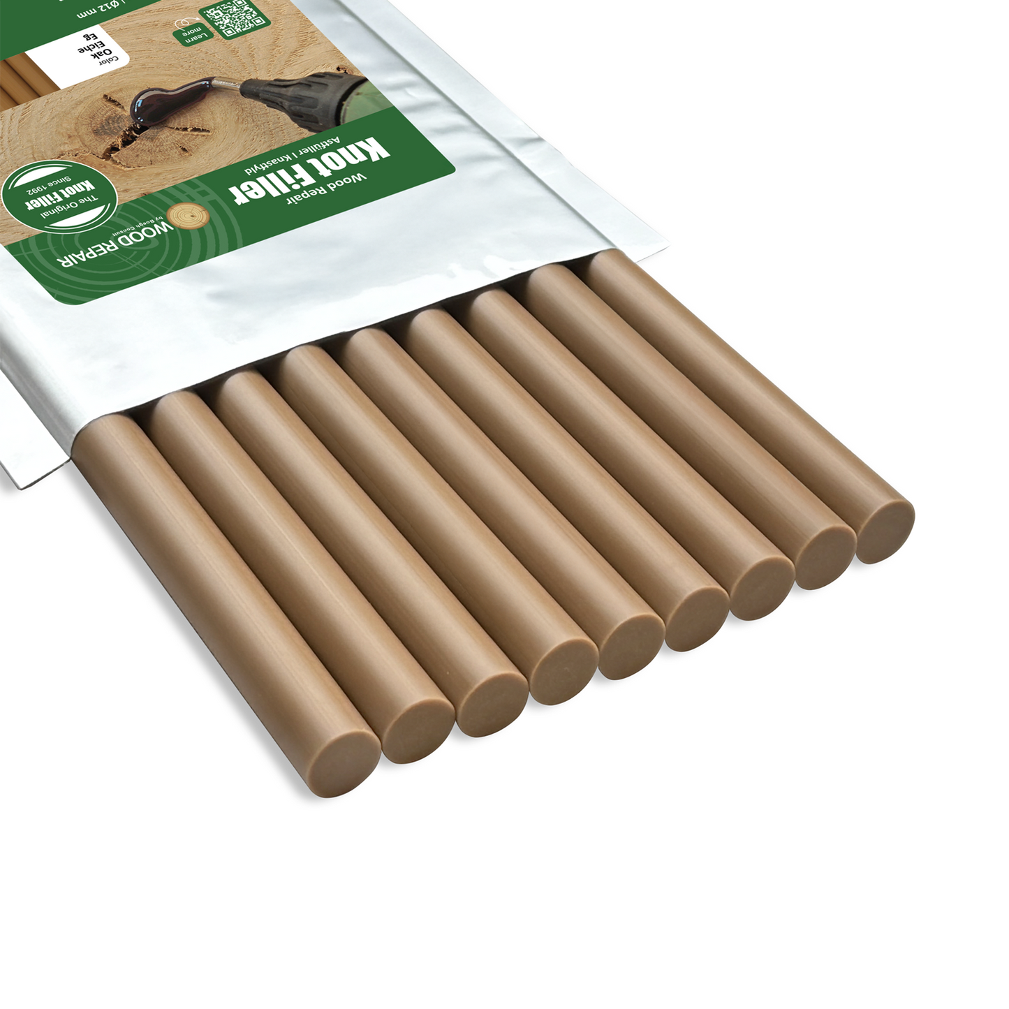Wood Repair Knot Filler - 300 mm (9 sticks) - Oak